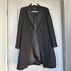 Zara long black blazer